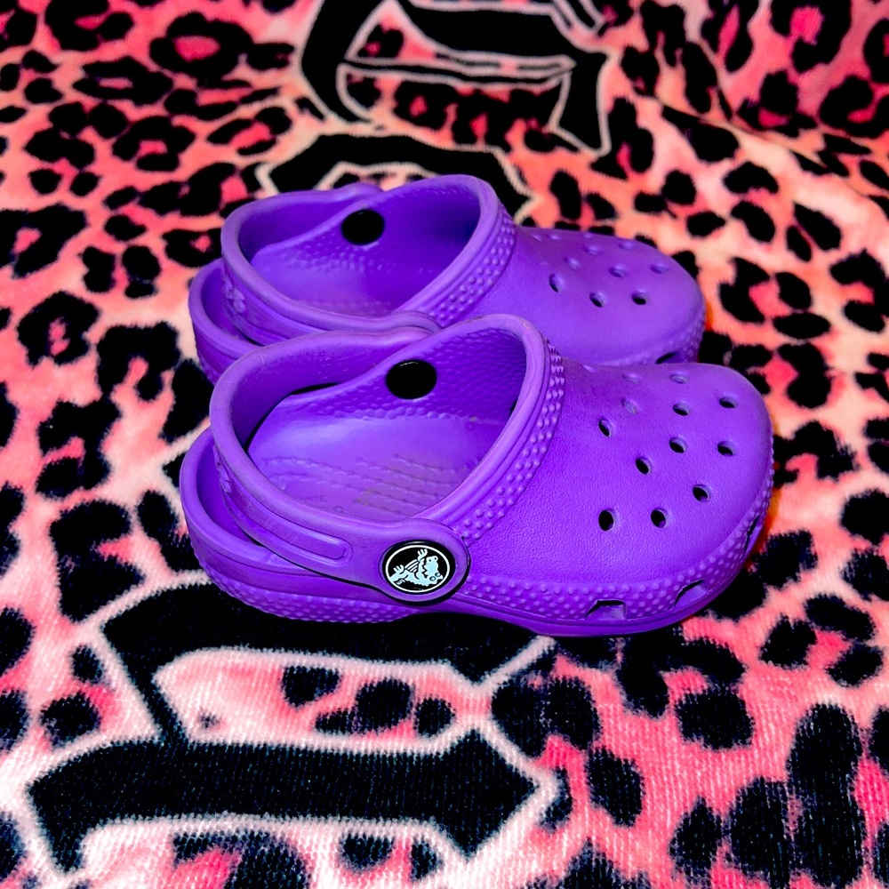 Crocks- Classic Clog- toddler- purple